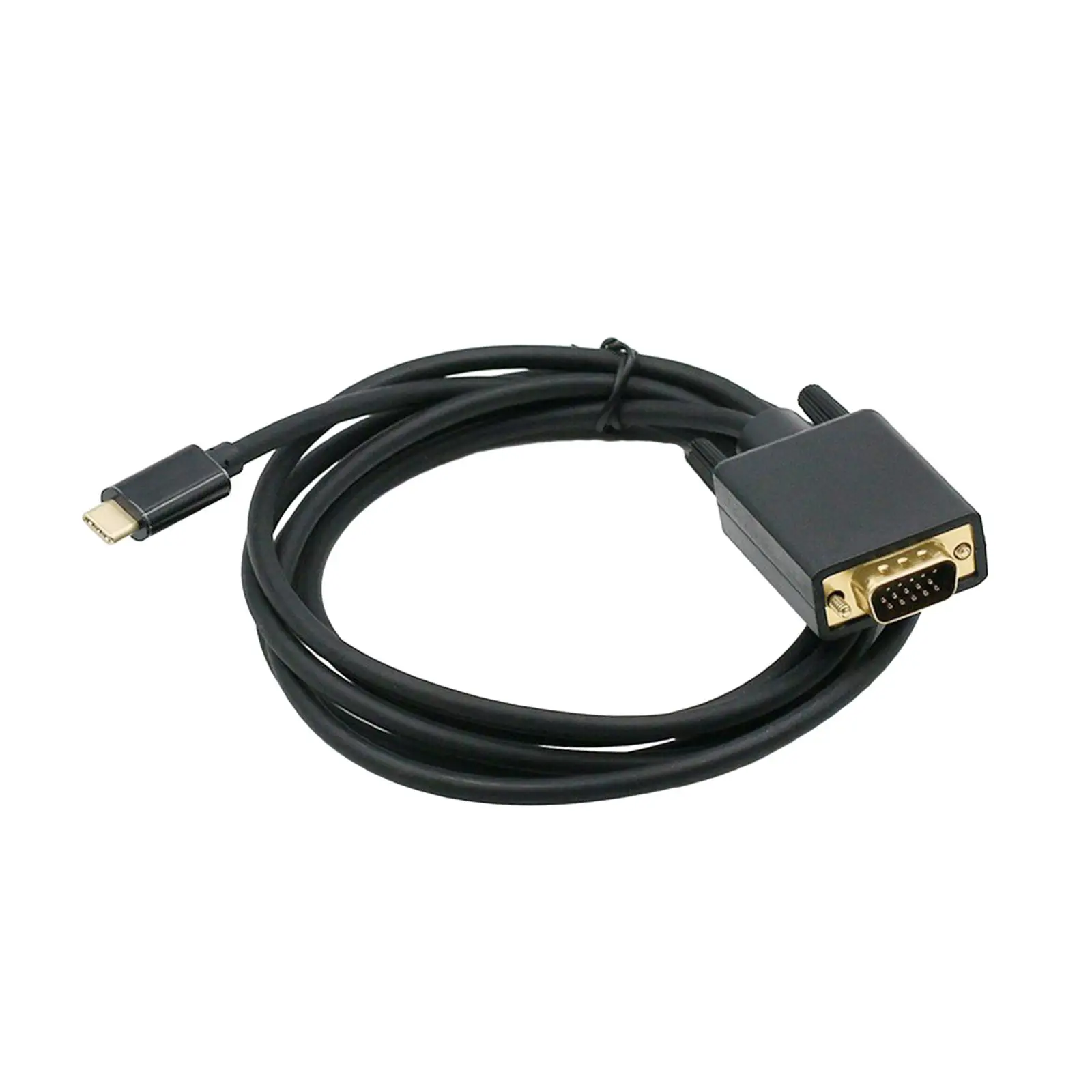 USB C to VGA Cable Monitors Computer USB Type C to VGA Conferences Smartphones Demo 1080P Trainings Gaming 6ft Converter Cable