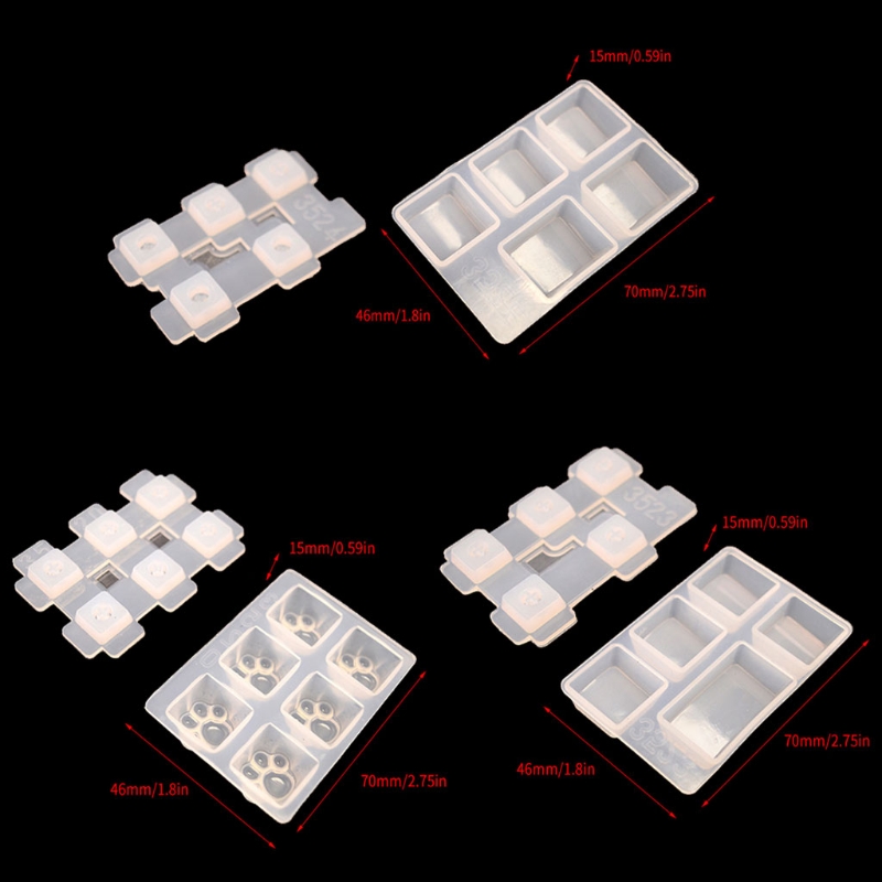 R3MC for Cherry MX Mechanical Gaming Keyboard Epoxy Resin Mold Computer PC Gamer Pet Paw Keycaps Silicone Molds
