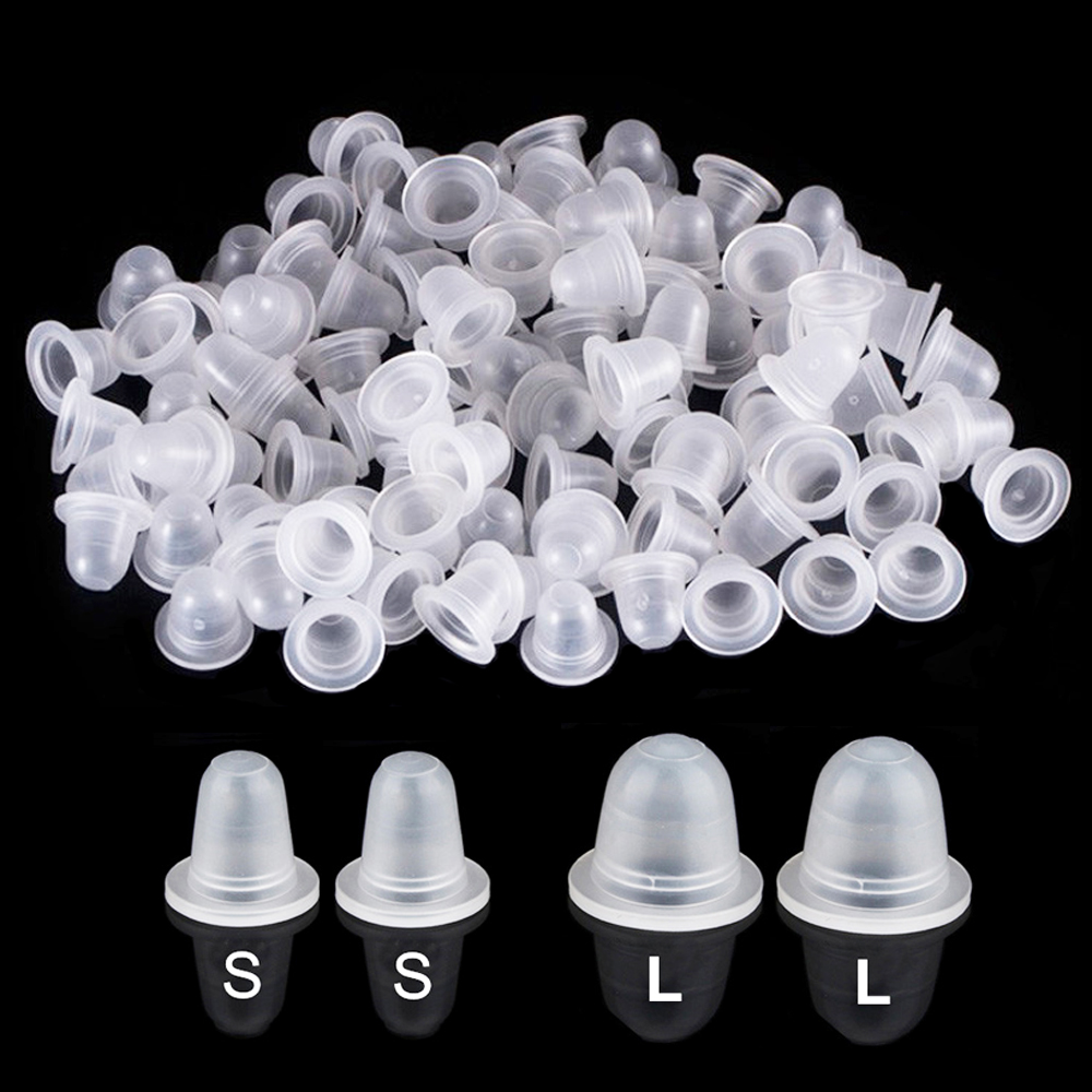 Best of 100 / 300 / 500 / 1000PCS Soft Silicone Microblading Tattoo Ink Cup Cap S / L Disposable Pigment Holder Container For Tattoo Accessories Reviews & Tips