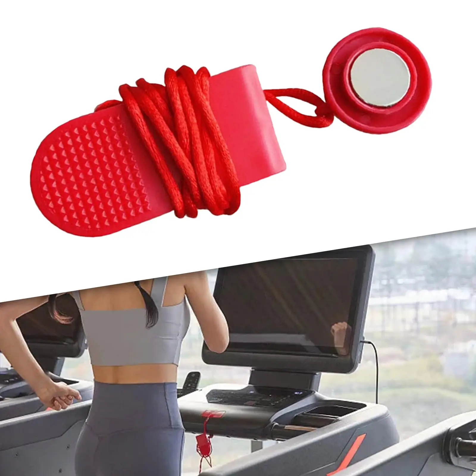 Treadmill Safety Key Magnet Lightweight Universal Security Lock Tool for Running