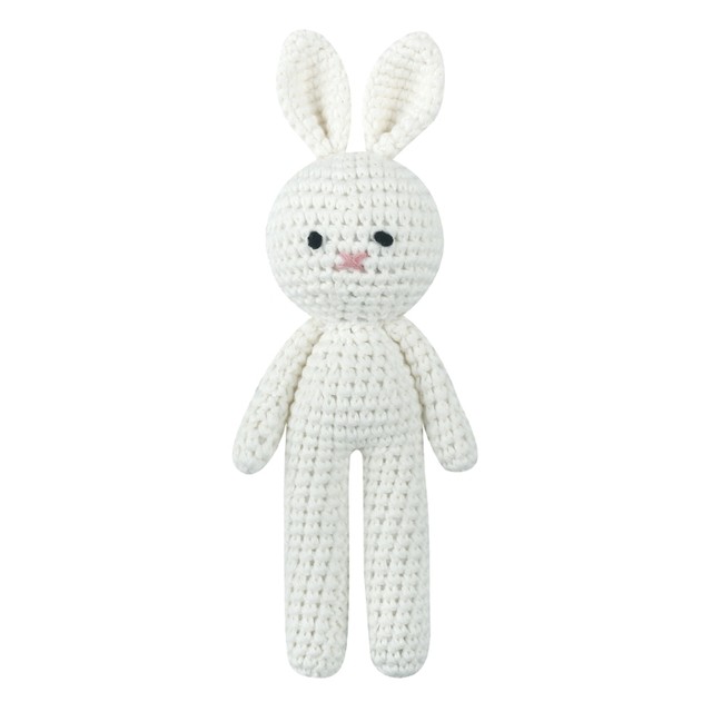 Handmade Crochet Bunny Stuffed Animal Soft Rabbit Soothing Toy Sweet Gift  For Boys And Girls Present For Birthday - Hand Puppet / Soothing Doll -  AliExpress