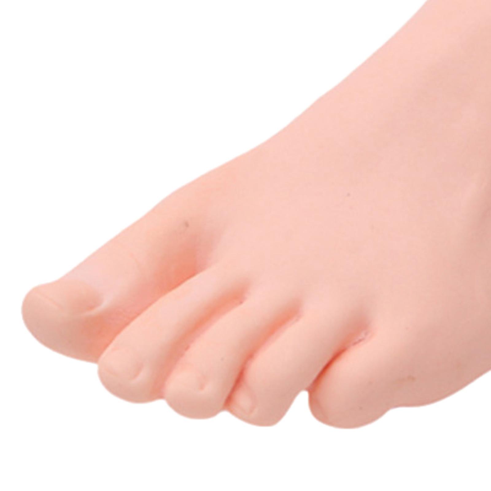Lifesize Female Mannequin Foot Art Sketch Nail Fake Manicure Movie Props Nail Art Practice Jewelry Shoes Socks Display