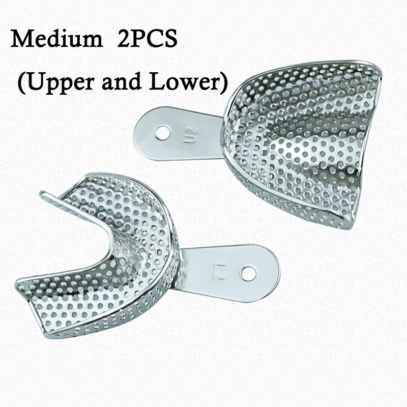 Best of Dental Lab Equipment Upper Lower Stainless Steel Impression Trays Autoclavable Teeth Tray Teeth Holder Dentist Tools Reviews & Tips - Image 4