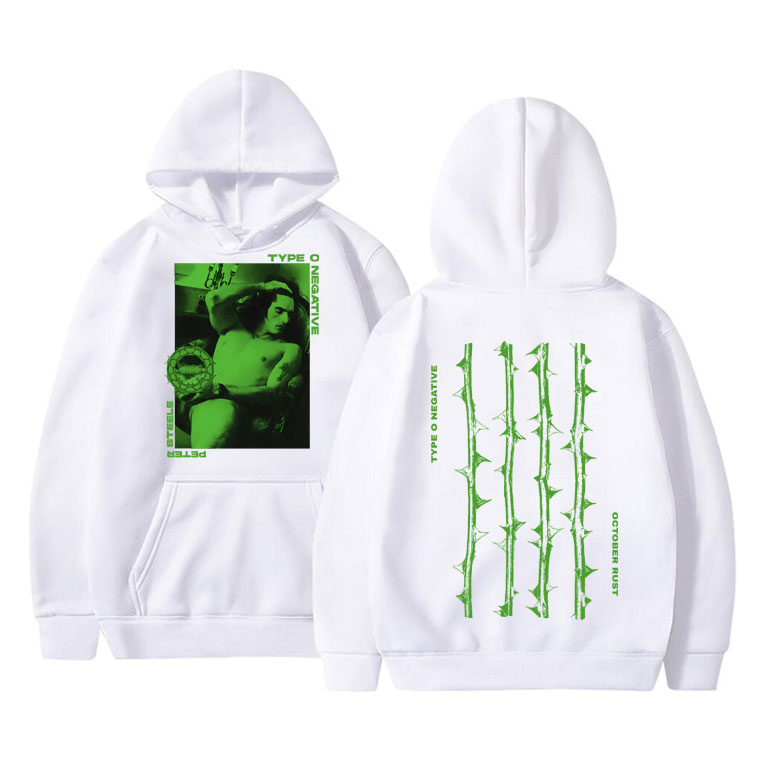 Typ O Negative Kunst Ästhetische Hoodie Männliche Mode Hohe Qualität Hoodies männer Retro Streetwear Männer Frauen Vintage Rock Sweatshirt – Detail 3