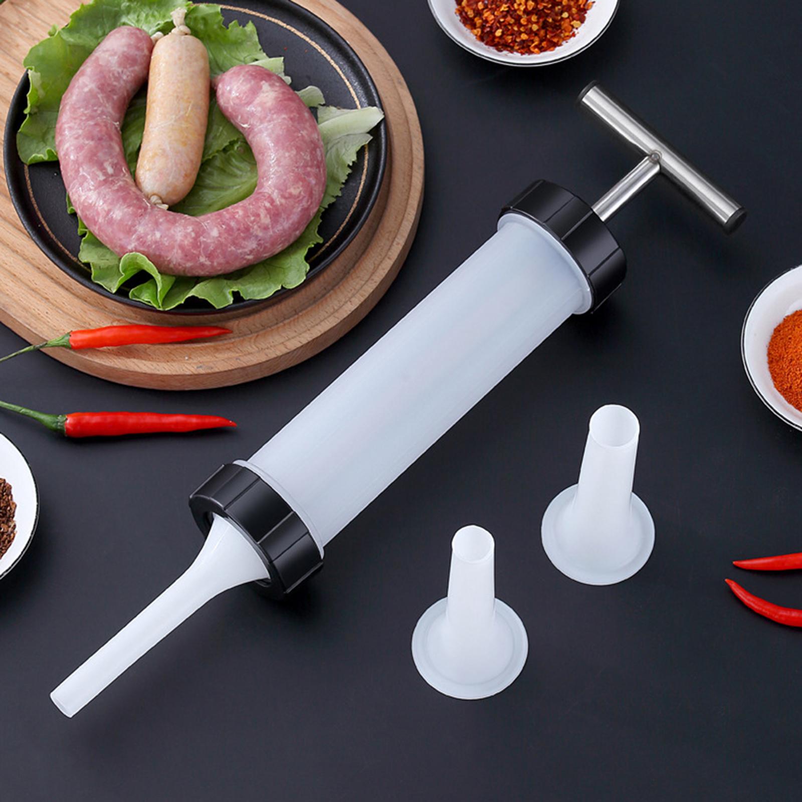 Sausage Making Tool Kit Salami Maker for Home Kitchen Jerky Gun Meat Grinder Funnel Homemade Sausage Sausage Fill for Appliances