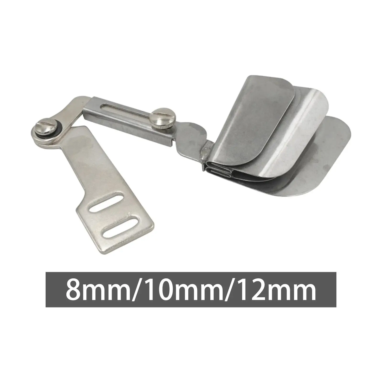 Double Fold Hemmer Foot Part for Home Industrial Sewing Machine Presser Foot for Curtain Bed Sheet Shirts Trousers Quilt Cover
