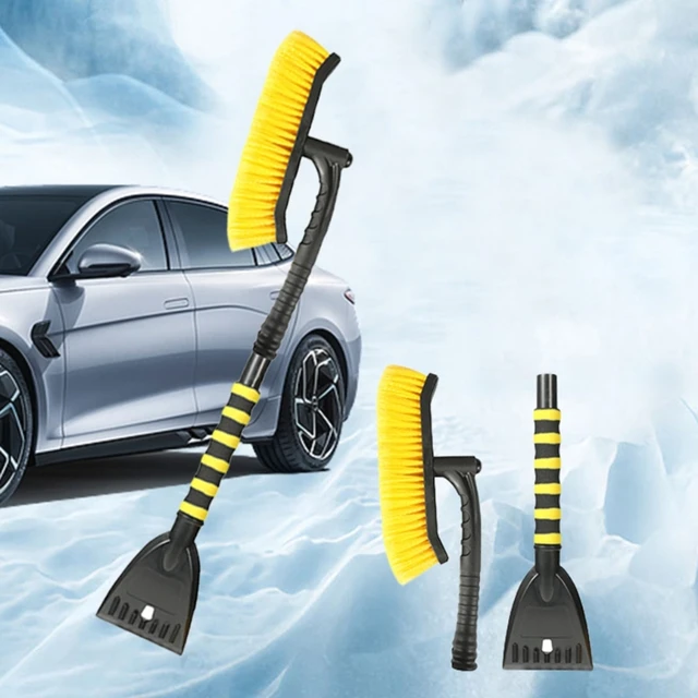 Snow Brush For Car Retractable Car Snow Brush Broom With 5-Layer Bristles  Ice Scrapers For Car Windshield Car Snow Scraper - AliExpress