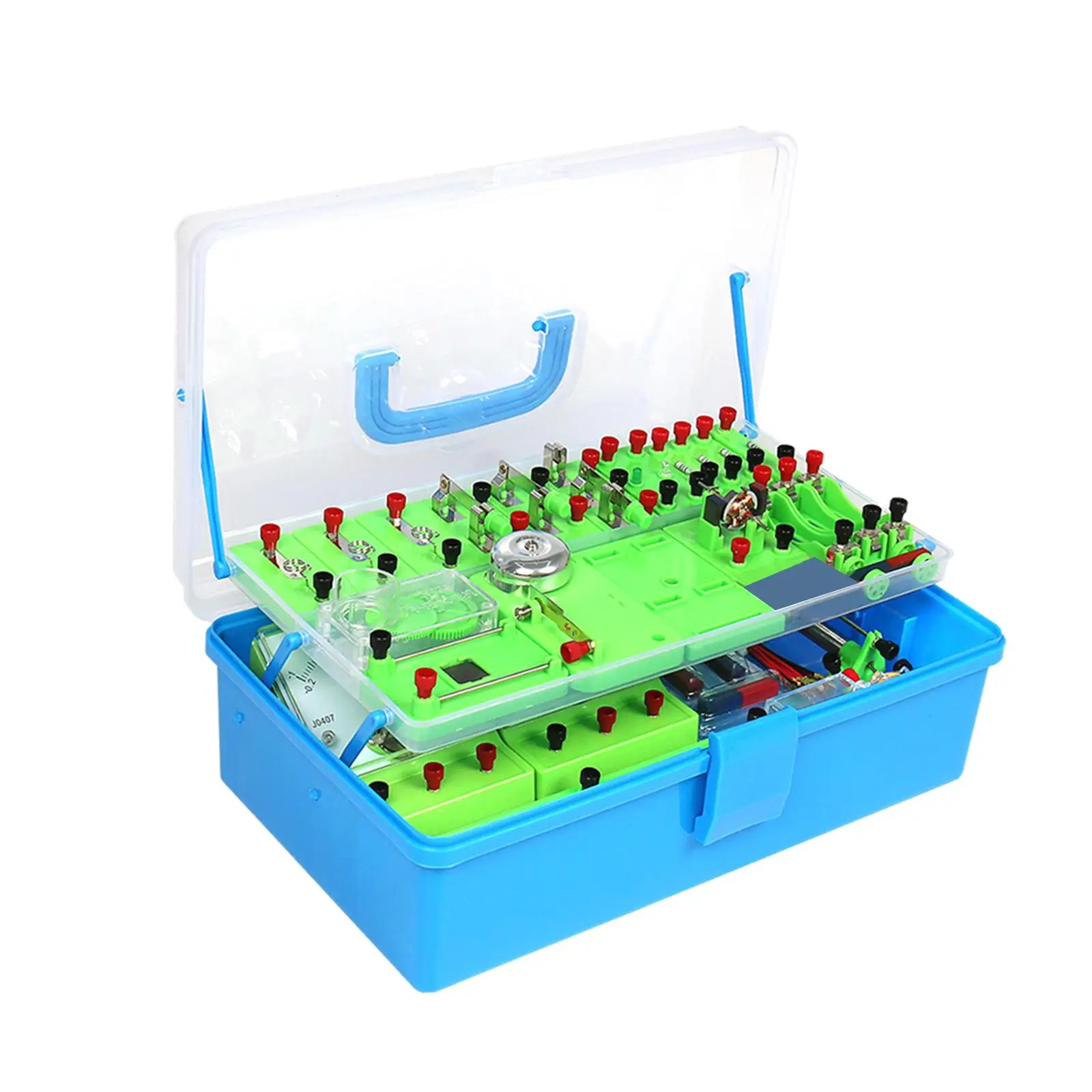 Electricity and Magnetism Kit Electricity Discovery Circuit Learning Kits Physics Basic Circuit Board Kit for Students Classroom