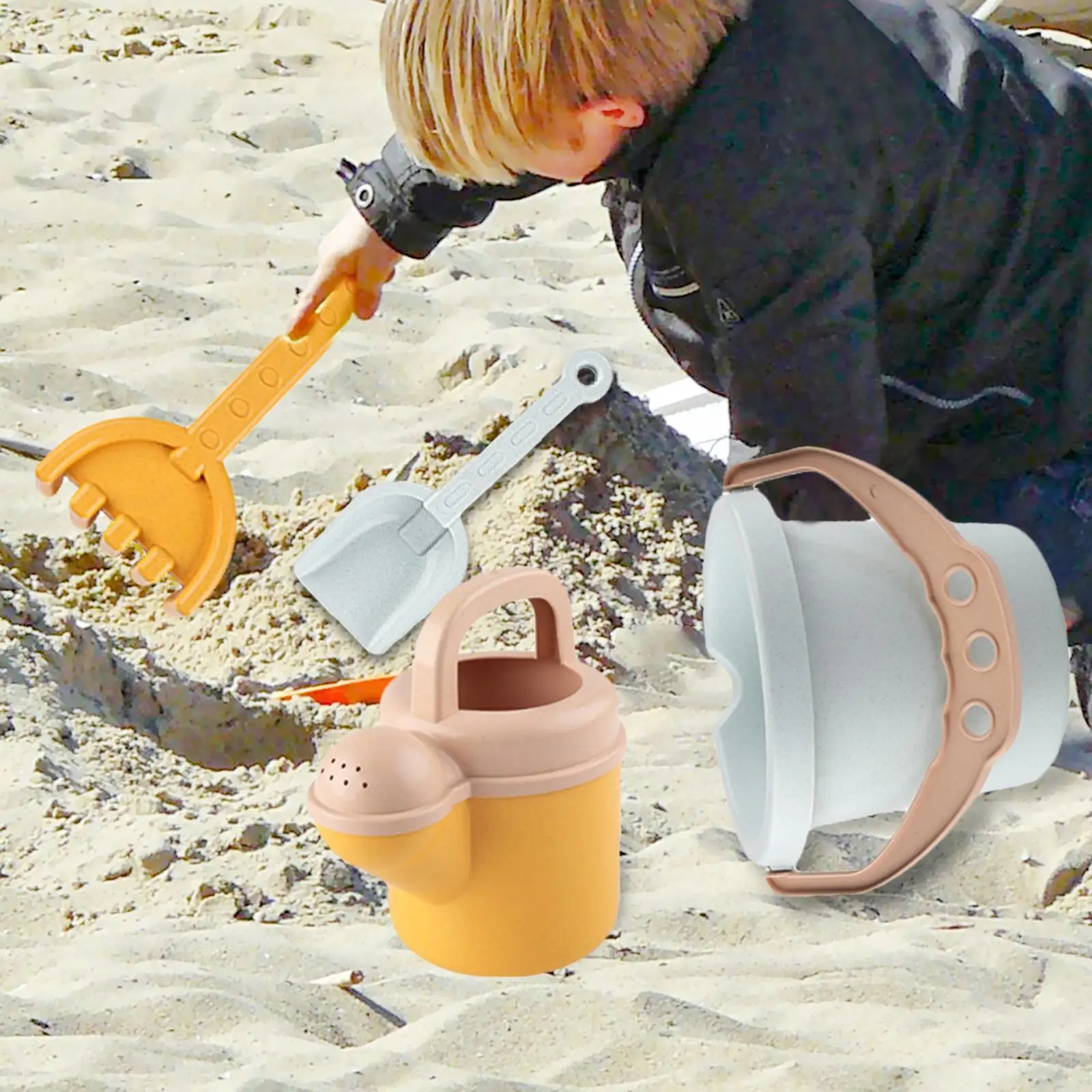 Outdoor Beach Toys Summer Toys Sandbox Toys Rake Shovel for Boys Girls