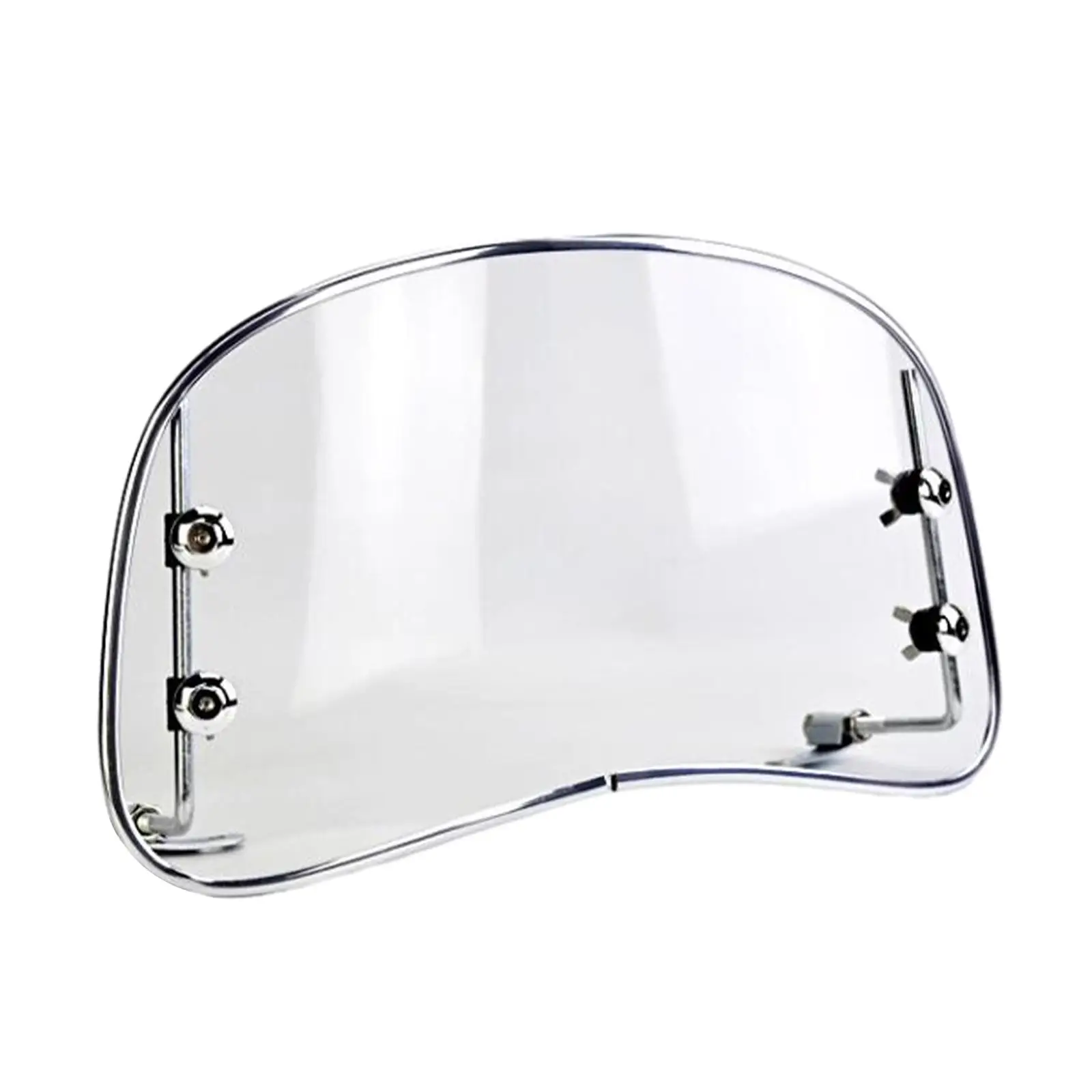 Motorbike Windshield Clear Front Screen Accessories 8.6inch Tall PC Material