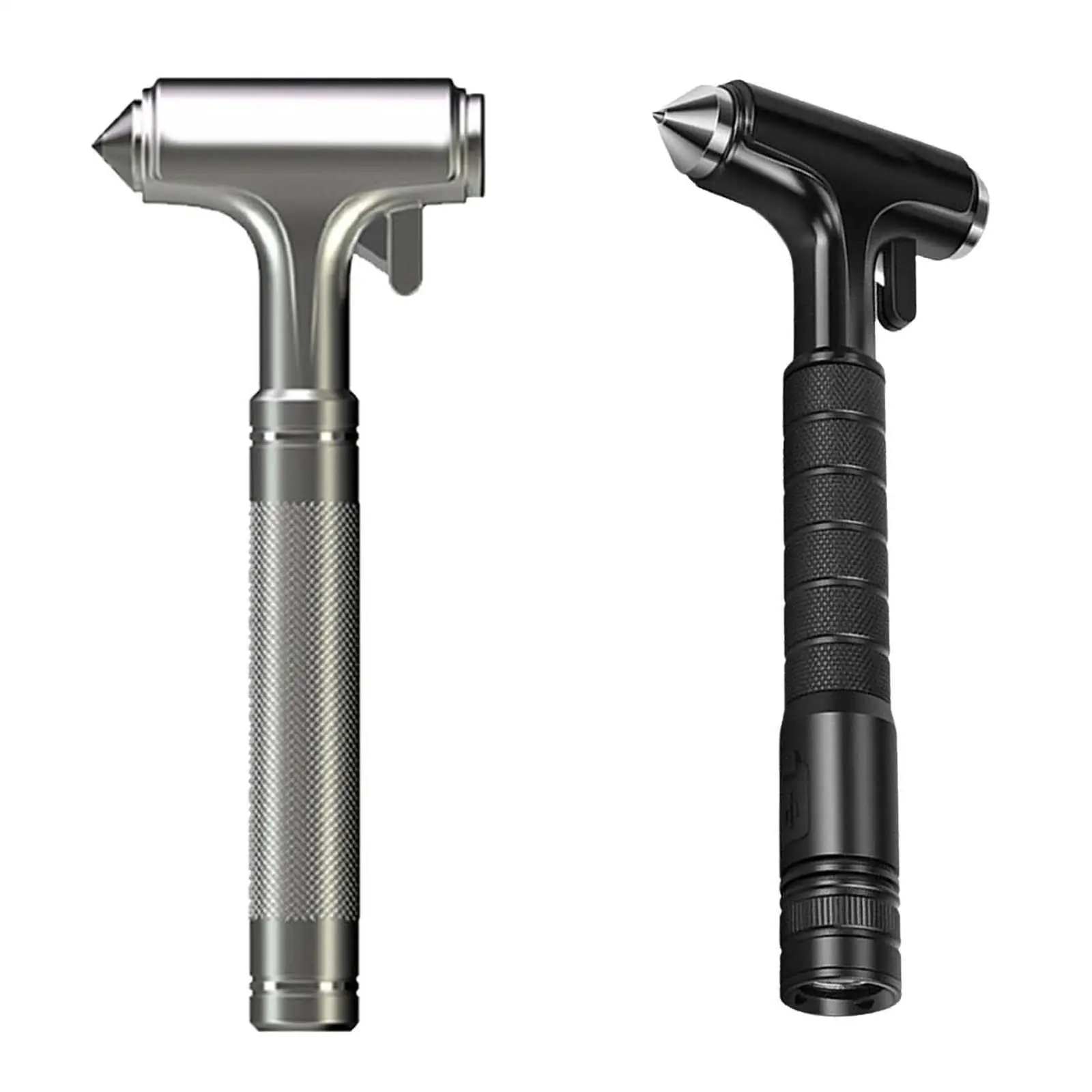 Car Safety Hammer, Glass Breaker Hidden Seatbelt Cutter Self Rescue Tools Life Saving Portable Auto Tungsten Steel Hammer Tip