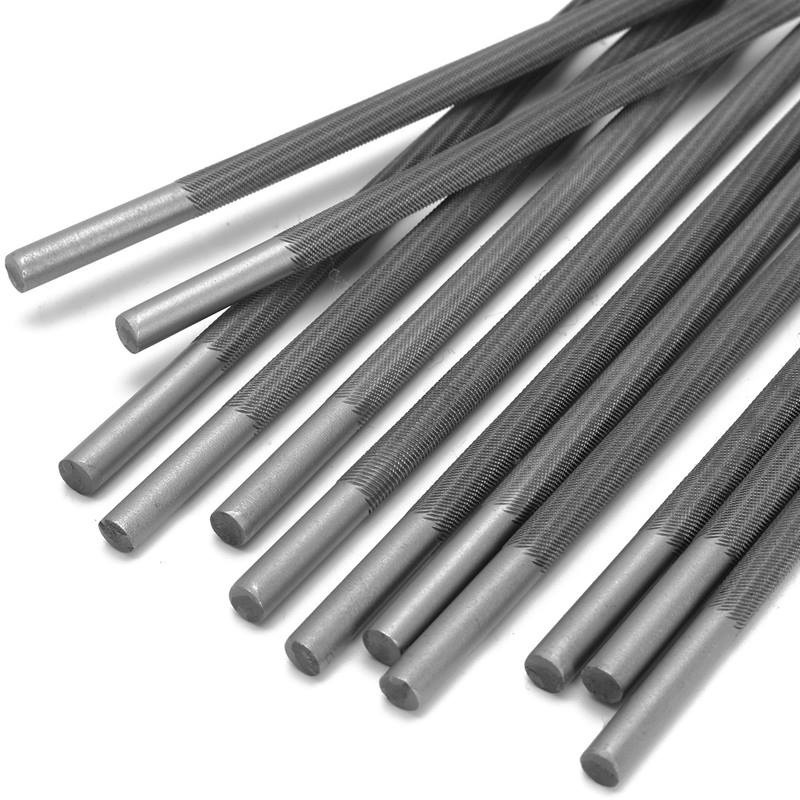 Description Picture 6 of item12 Pieces Chainsaw Round Files 5.5mm 7/32in for Sharpenning Chains Saw Sharpener Usually