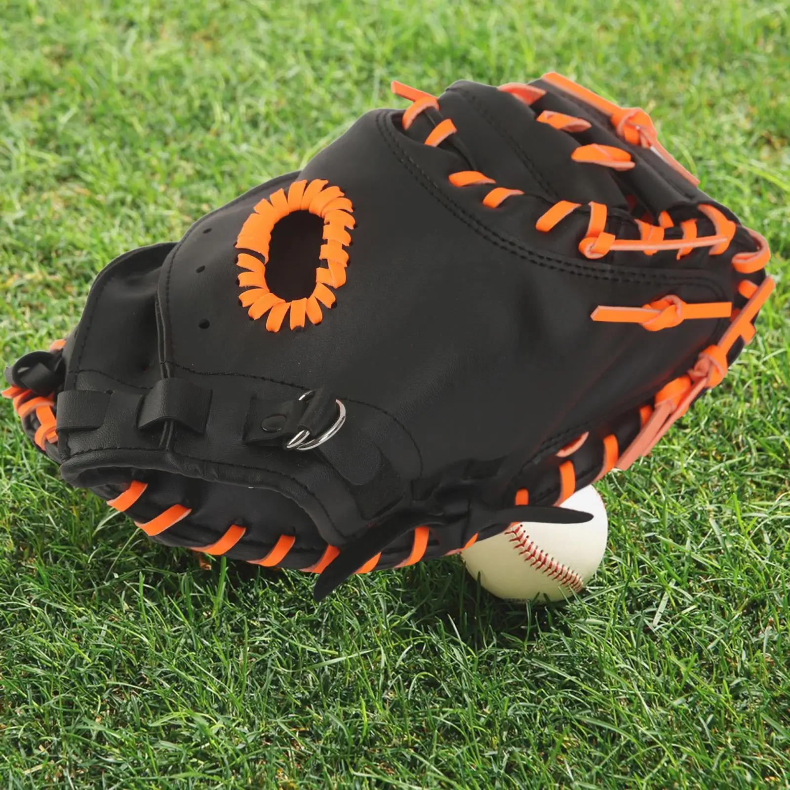 Sports Baseball Gloves PU Leather Softball Practice Equipment Thickened 12.5