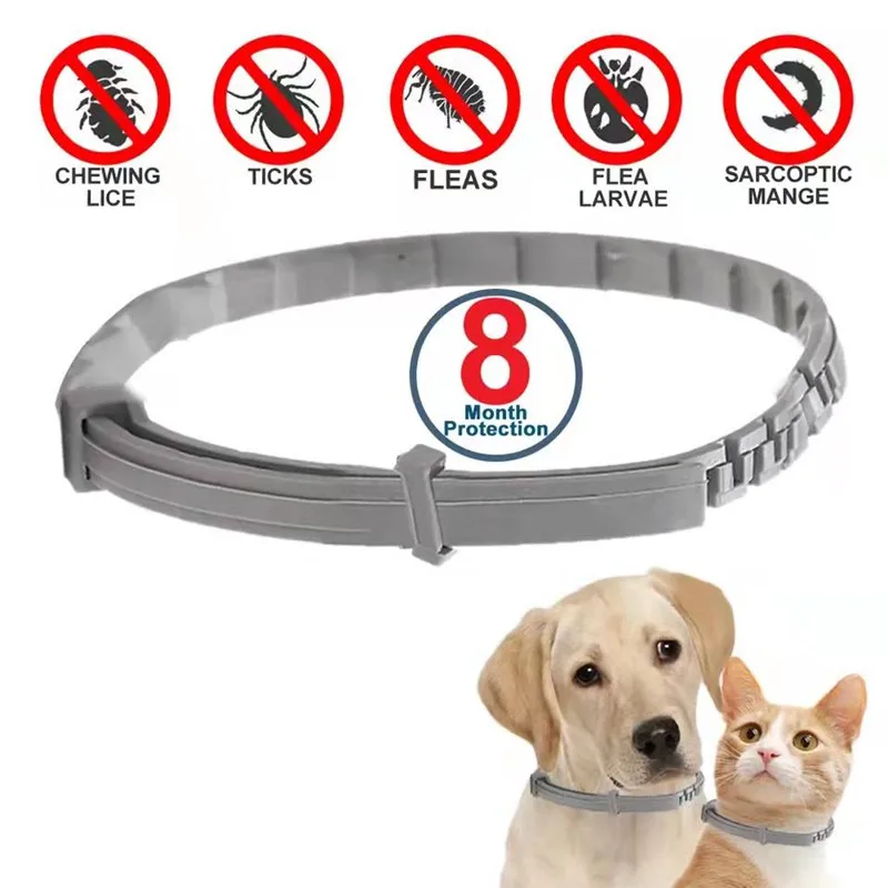 Dropshipping Pet Veterinary Anti-Flea Collar and Ticks Dogs Collar Luxury Designer Antiparasitic,Large Dog Puppy Cat Supplies