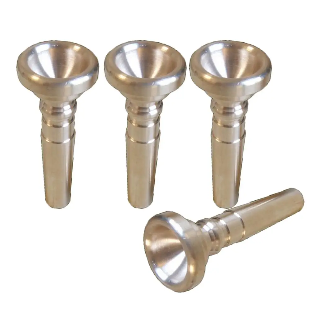 4x Students Trumpet Mouth Bugle Mouthpiece Brass for Trumpet Parts 