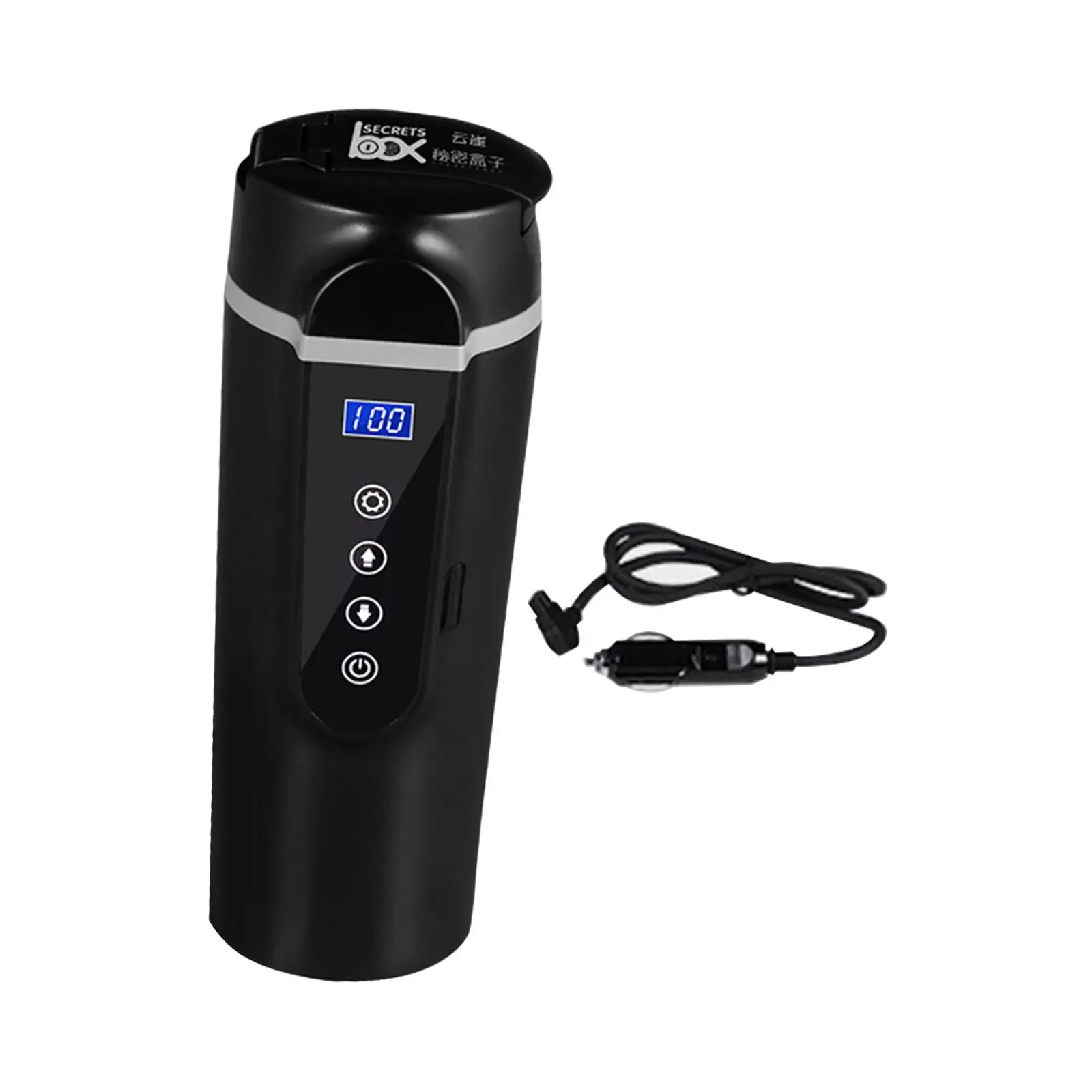 Travel Coffee Mugs Warmer Electric Tea Kettle for Auto Car Airplane Trip