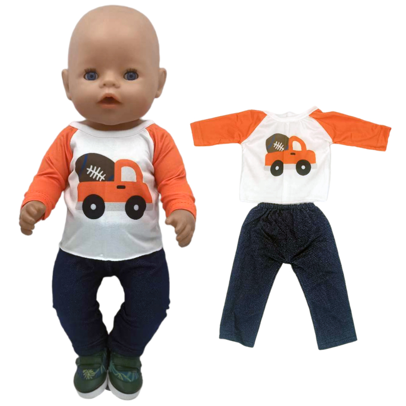 Doll Winter Clothes Fits for 17 Inch Baby Doll Kitty Outfit Set for 40cm Reborn Baby Doll Coat Hoodie Suit for Toy Wear