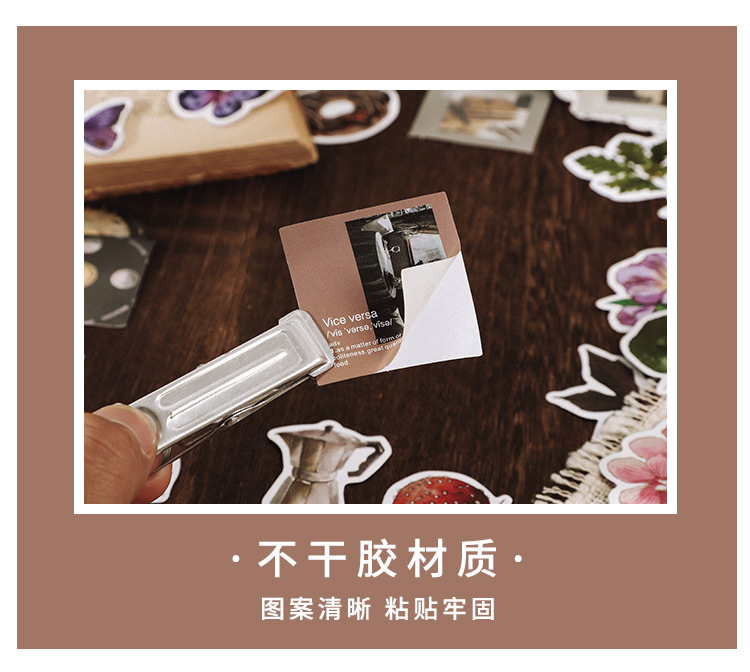 46pcs Mushroom Collection Decorative Stickers for Scrapbooking DIY Journal Label Stick Stationery Album Diary