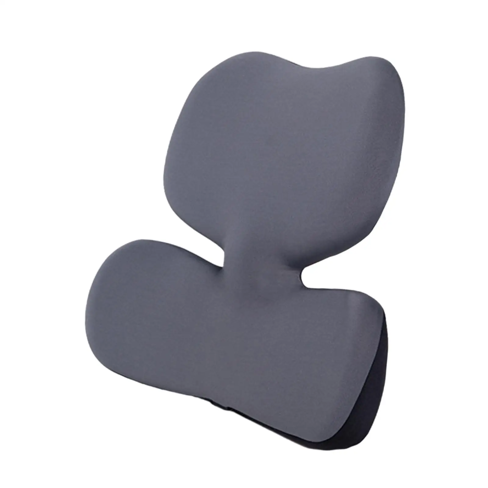 Lumbar Support Pillow Comfortable Portable Backrest Waist Cushion Waist Support Pillow for Travel Dorm Car Gaming Chair Office