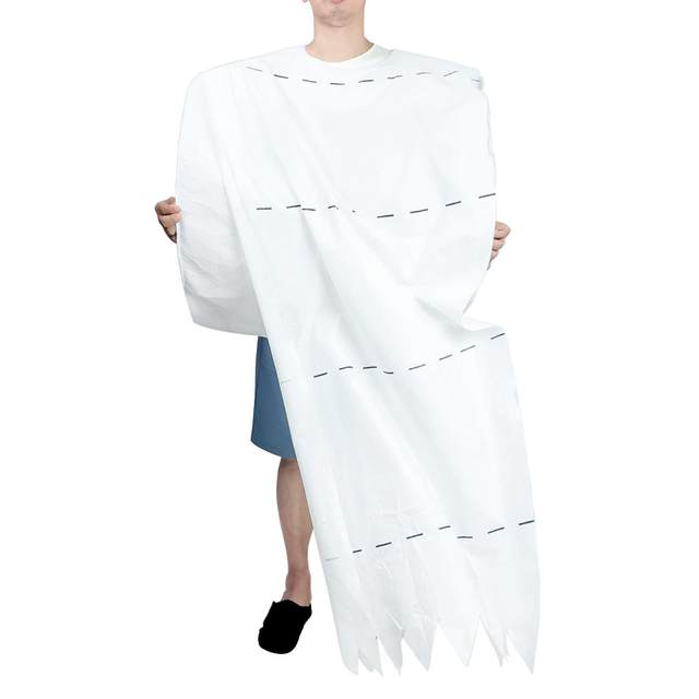 Toilet Tissue Costume Hilarious Dress up Cosplay Costume Roll Paper Cosplay Clothing for Cosplay Halloween Party Couples Men