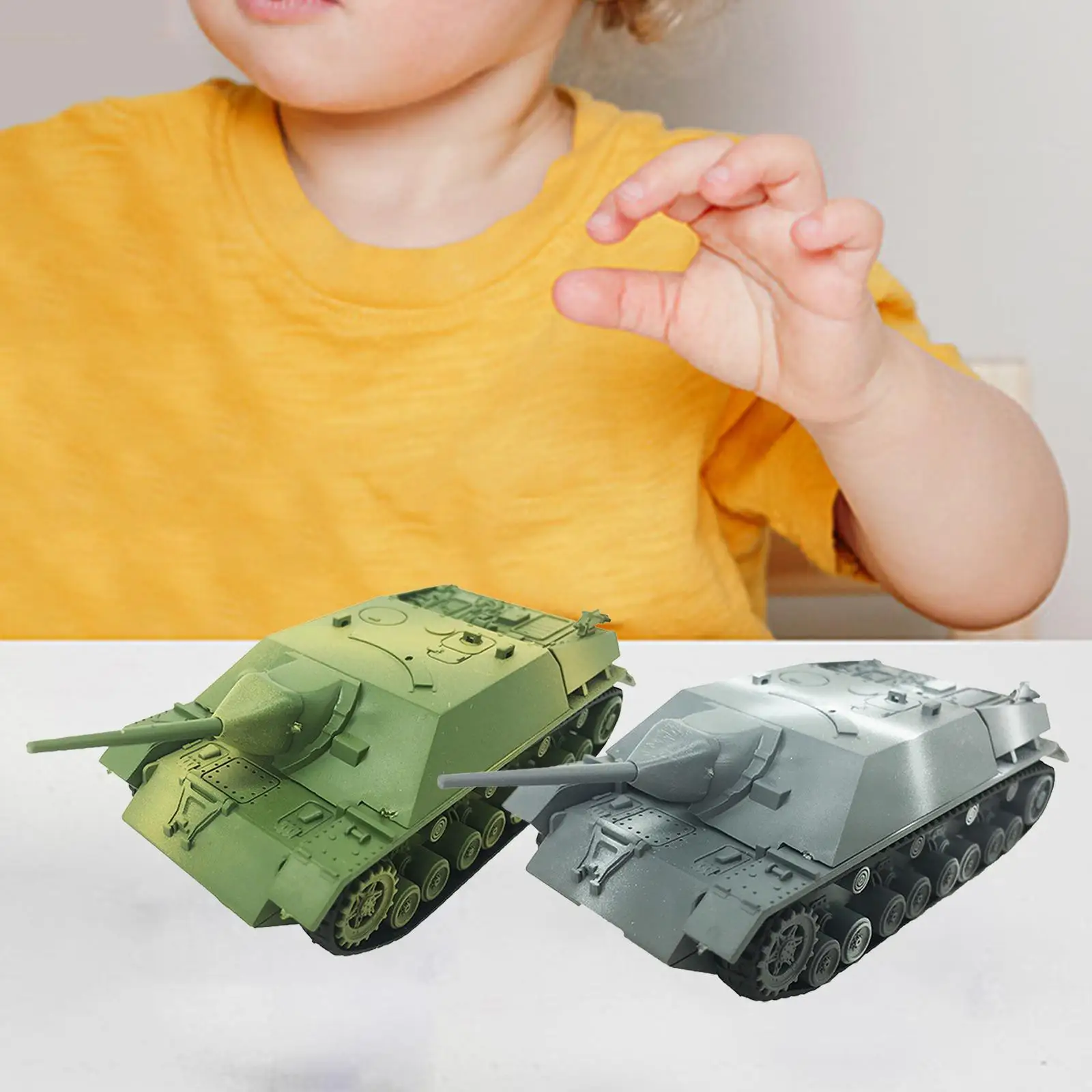 1/72 Tank Model 4D Model Puzzles Toy DIY Tank Puzzle DIY Assemble Tank Toy Model Building Kit for Adults Kids Boy Birthday Gift