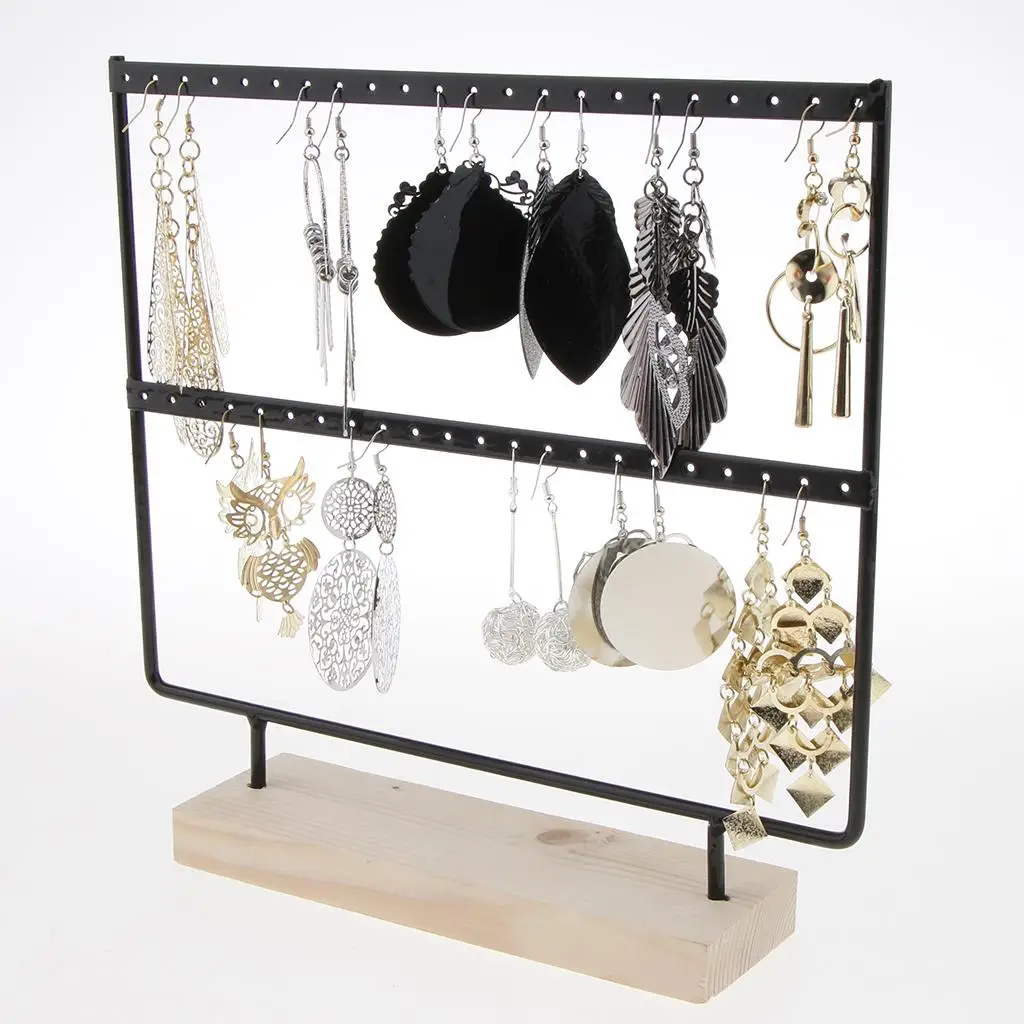 Portable  Metal Earring Holder Organizer, Earring Stand, Earring Display for Jewelry Store 