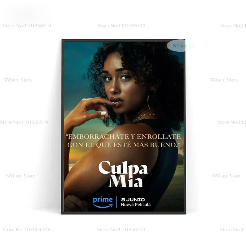 vMy Fault Culpa Mia 2023 Movie Film Modern Poster and Prints Wall Art Picture Canvas Painting For Living Room Home Decor