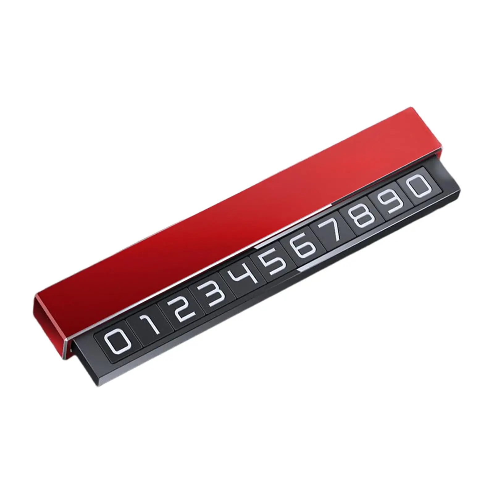 Automobile Parking Number Sign Car Interior Accessories Hidden Moving Notification Phone Number Card for Cars Dashboard