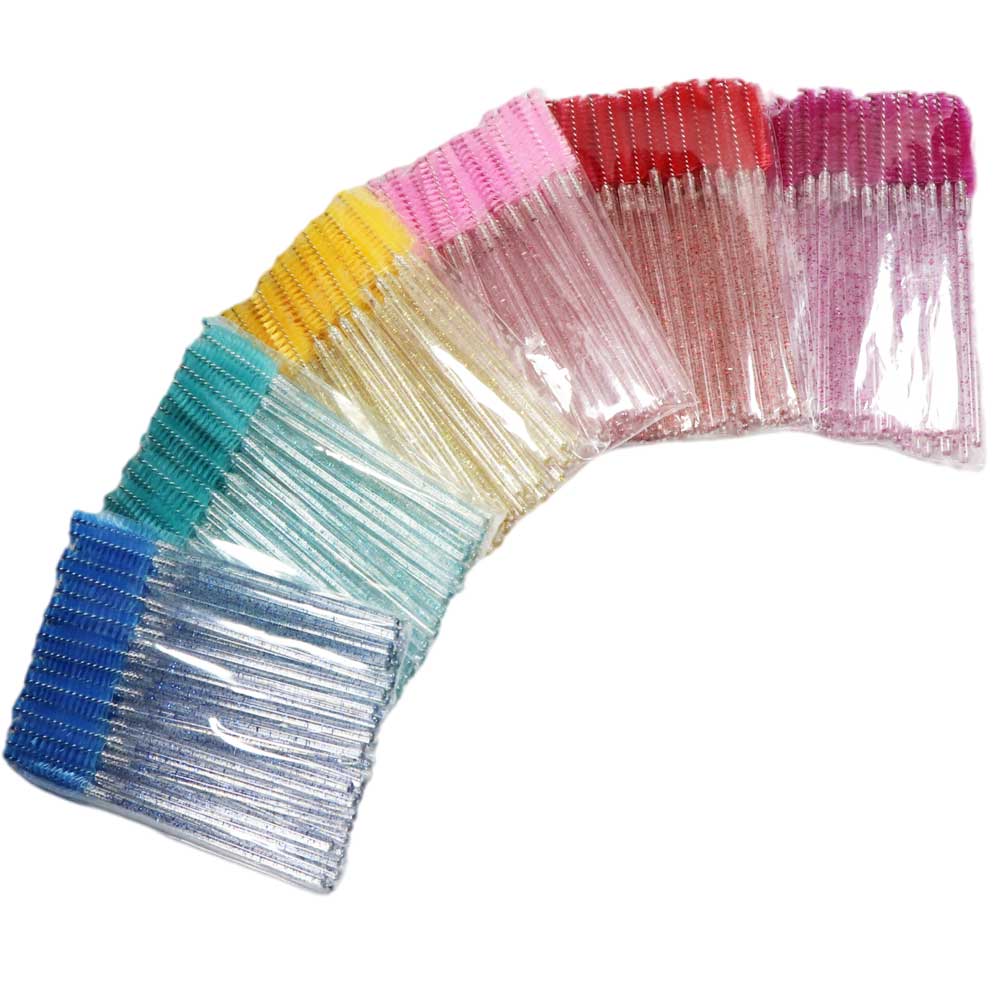 Best of Disposable Crystal Eyelashes Brush Comb 5 / 50Pcs Eye Lashes Extension Mascara Wands Makeup Professional Makeup Beauty Tool Reviews & Tips - Image 4