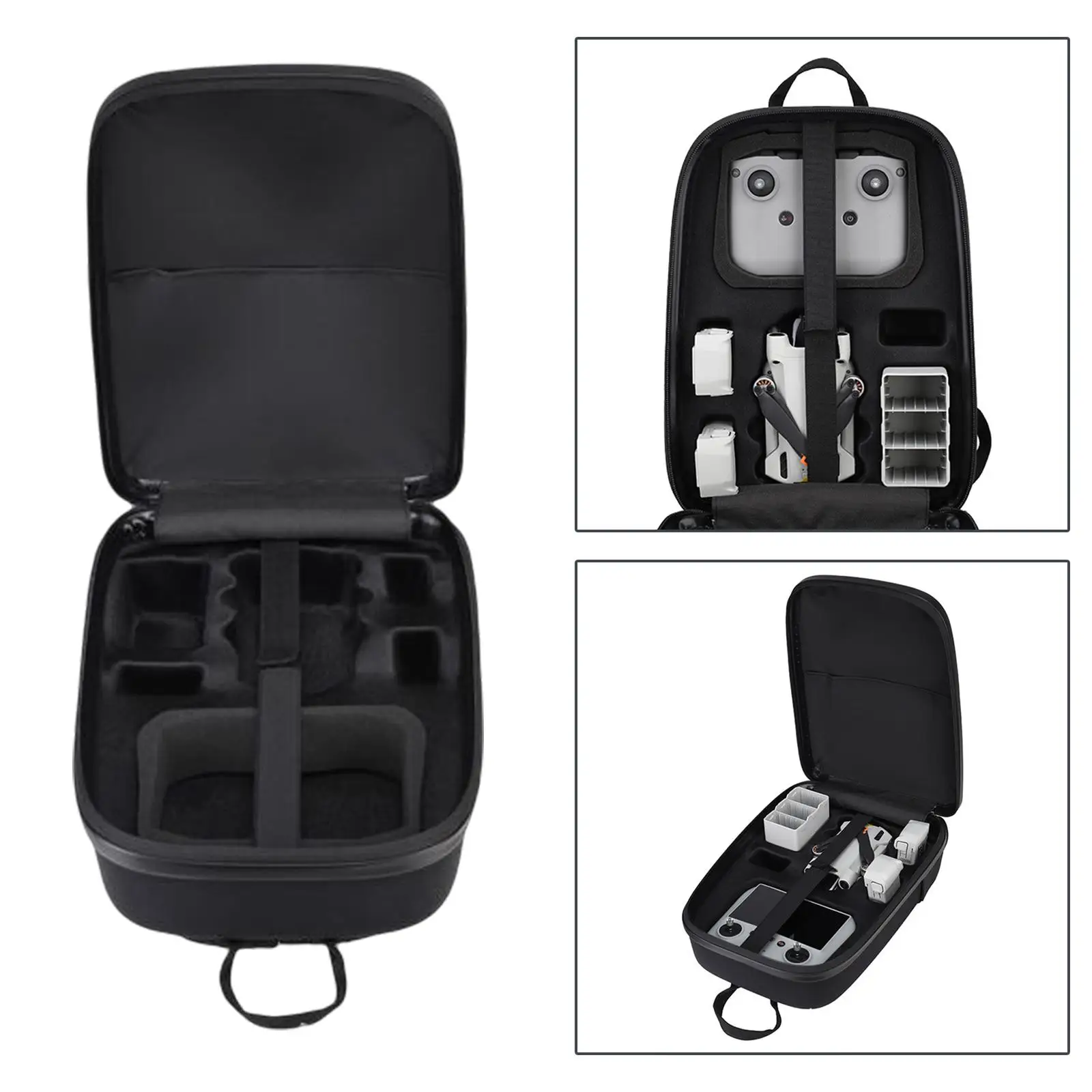 Mini  Backpack Adjustable Shoulder Strap EVA Liner Shockproof  Breathable  Case for   RC Quadcopters 