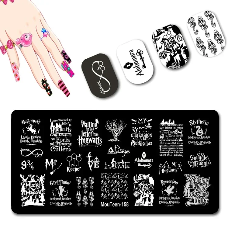 Best of MagicTree Nail Stamping Plate Mouteen-158 Magic Arts Nail Stamp Plates Cartoon Figure Nail Plates #158 Reviews & Tips