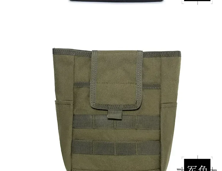 Faltbare Molle Dump Drop Pouch Ammo Magazin Hüfttasche Outdoor Sport Jagd Utility EDC Werkzeug Zubehör Klappbare Erholung Tasche – Detail 13