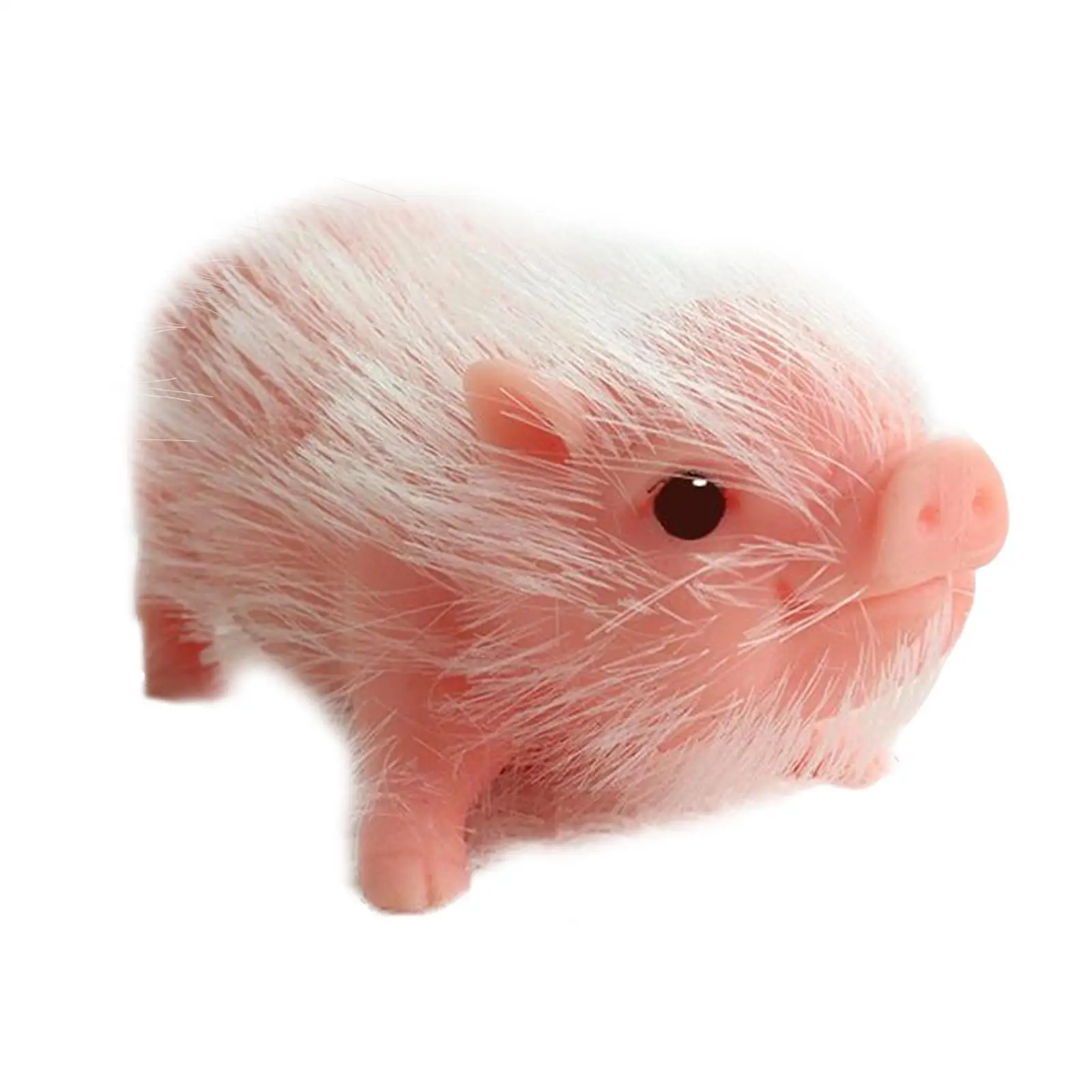 Cute Silicone Piglet Sensort Toy Body Silicon Fake Animals Fake Pets for Home Display Garden Decoration Cosplay Halloween