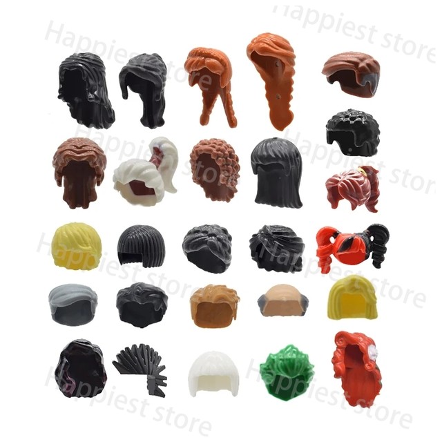 MOC Figures Hair pieces Human body Parts Building Blocks Figure