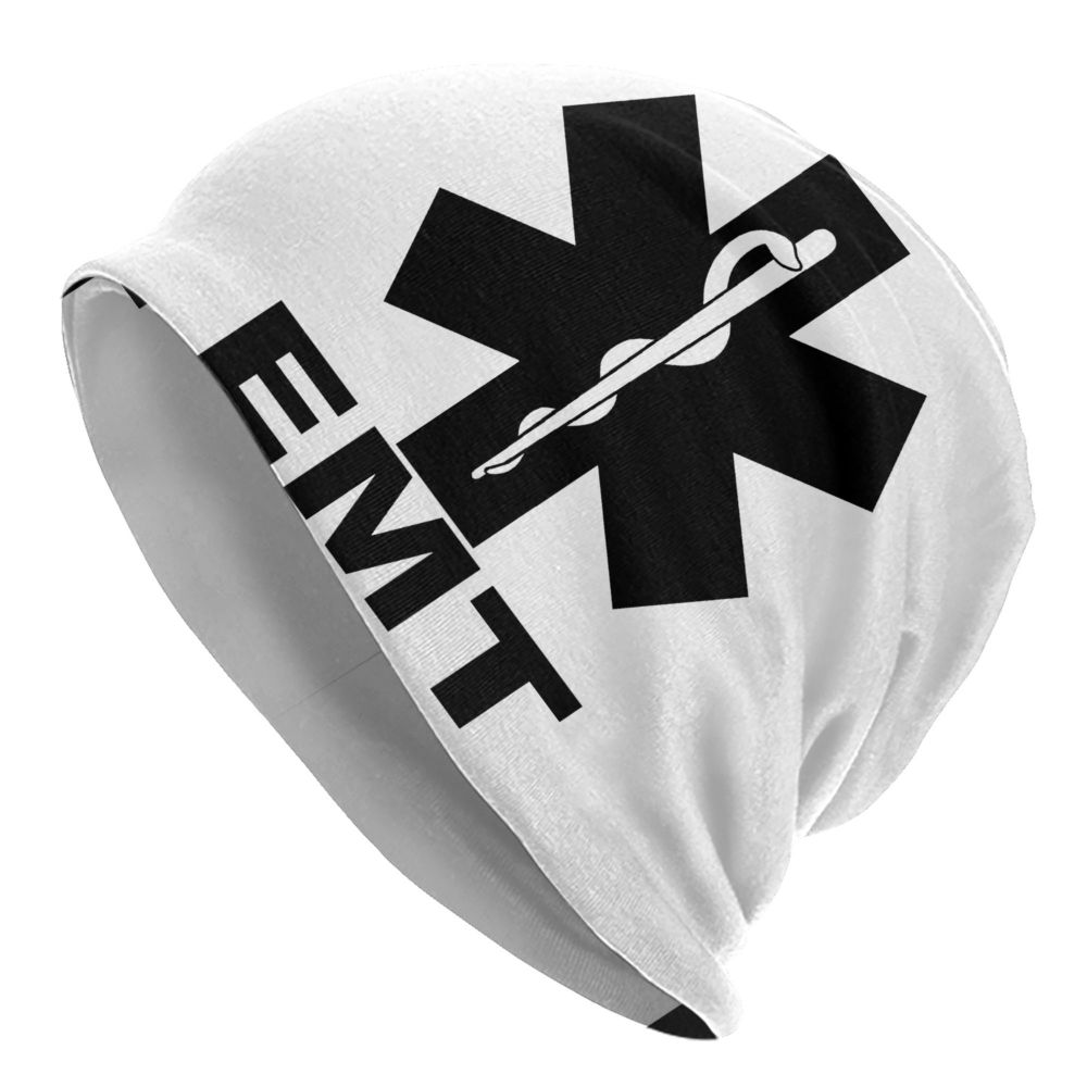 Star of Life Krankenwagen Medical Emt Herzschlag Logo Mütze Mütze Motorhaube Femme Strick mützen Hip Hop Outdoor Schädel Mützen Mützen – Detail 37