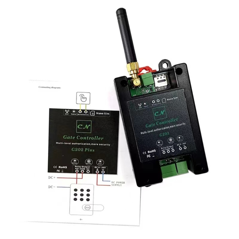 controle remoto interruptor apoio 2g 3g 4g tensão entrada DC9V-36V