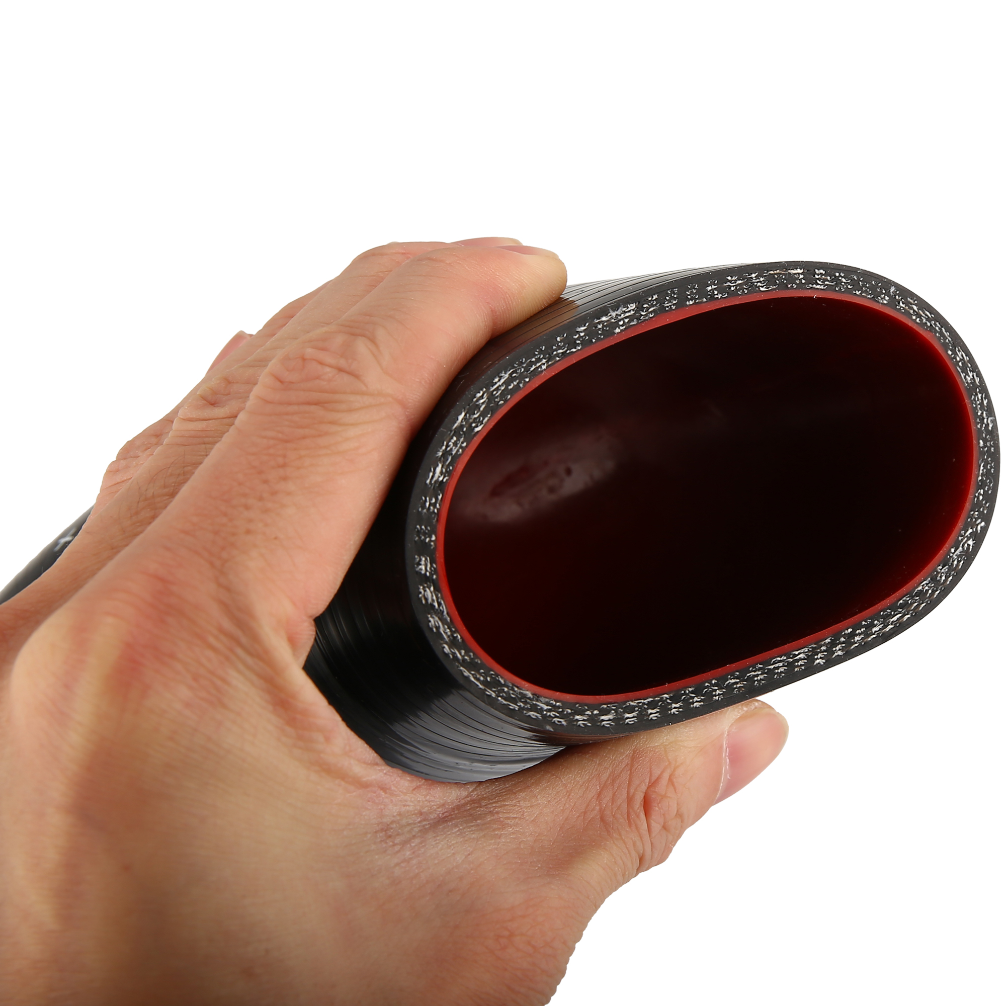 Uxcell ID 57 mm 63 mm 70 mm 90 Grad Silikon-Reduzierschlauch Silikonschlauchkupplung Ladeluftkühlerrohr für Auto-Ladeluftkühler-Ansaugrohr – Detail 5