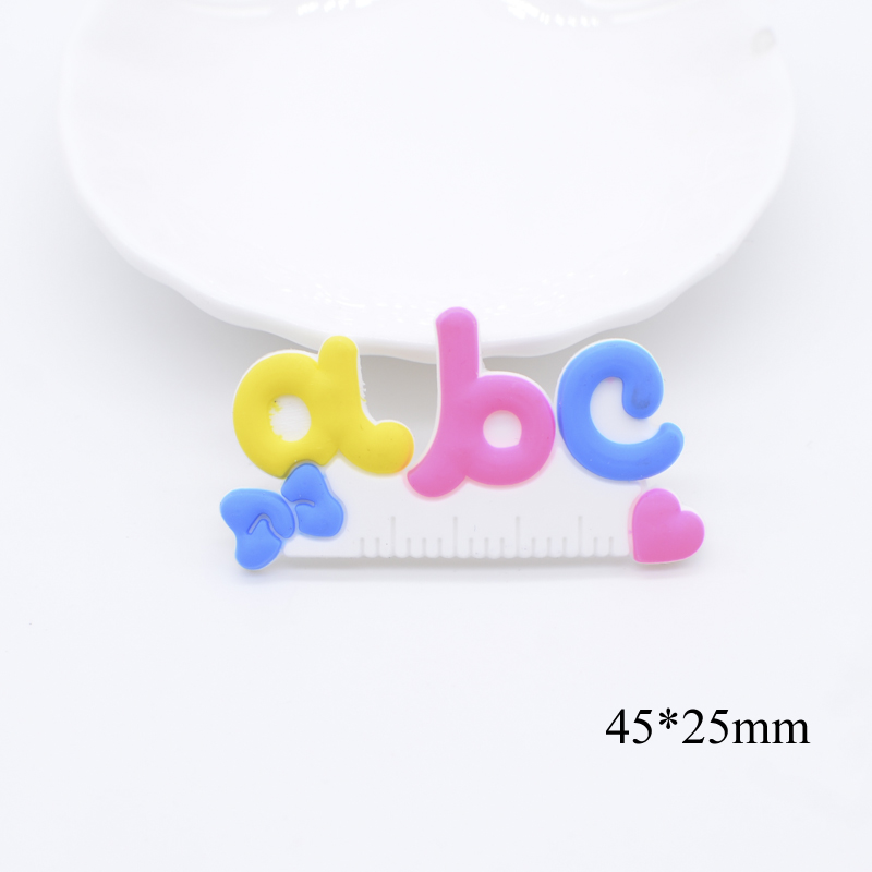 10 Stücke NEUE Student Simulation Schreibwaren Weiche Gummi Flatback Cabochon Sammelalbum Kawaii DIY Kopfbedeckungen Verzierungen Zubehör – Detail 4