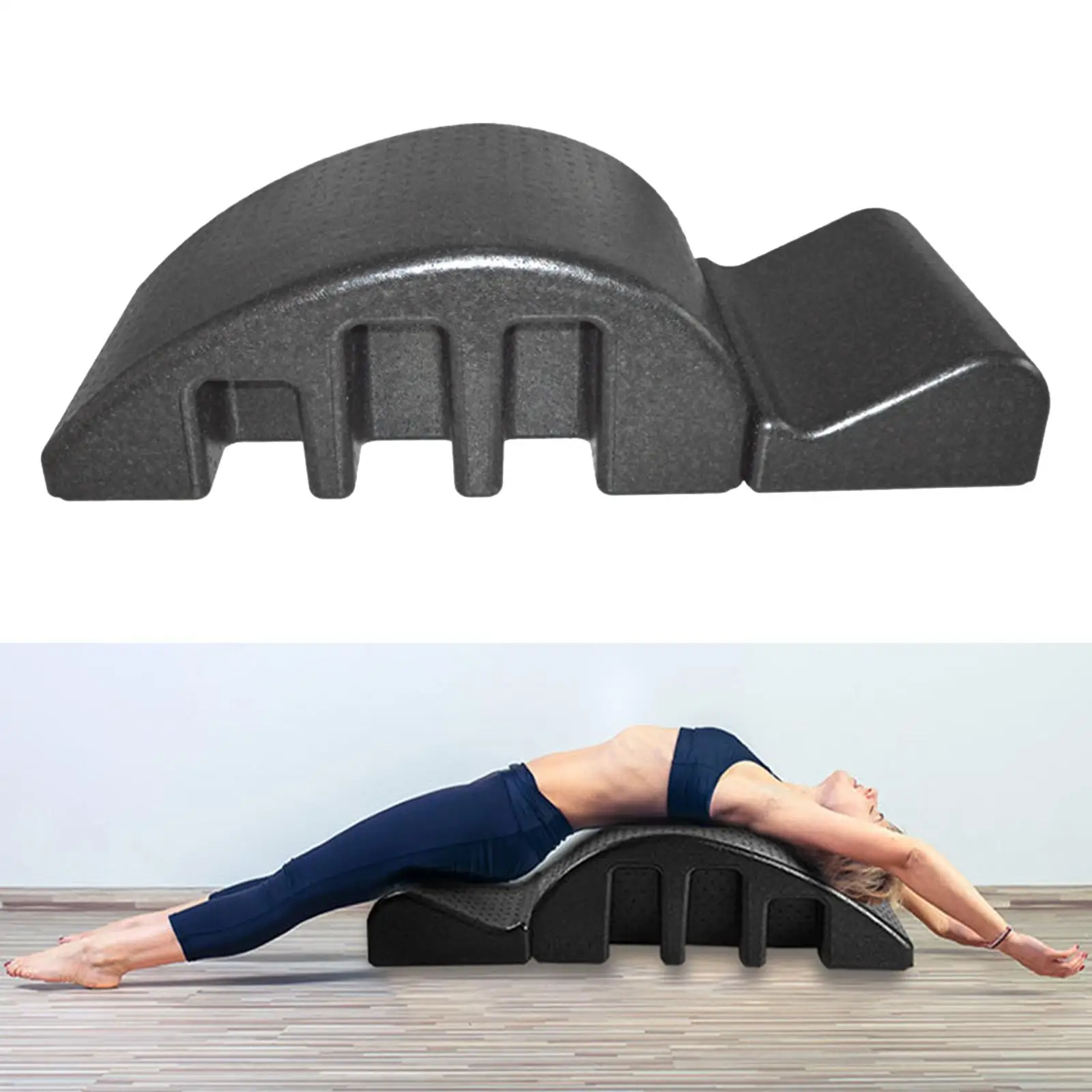 Pilates Fitness Equipment Relaxer Massager Shoulder Support Body Spine Corrector S-Curve Shape Spine Back Orthotics for Yoga Gym