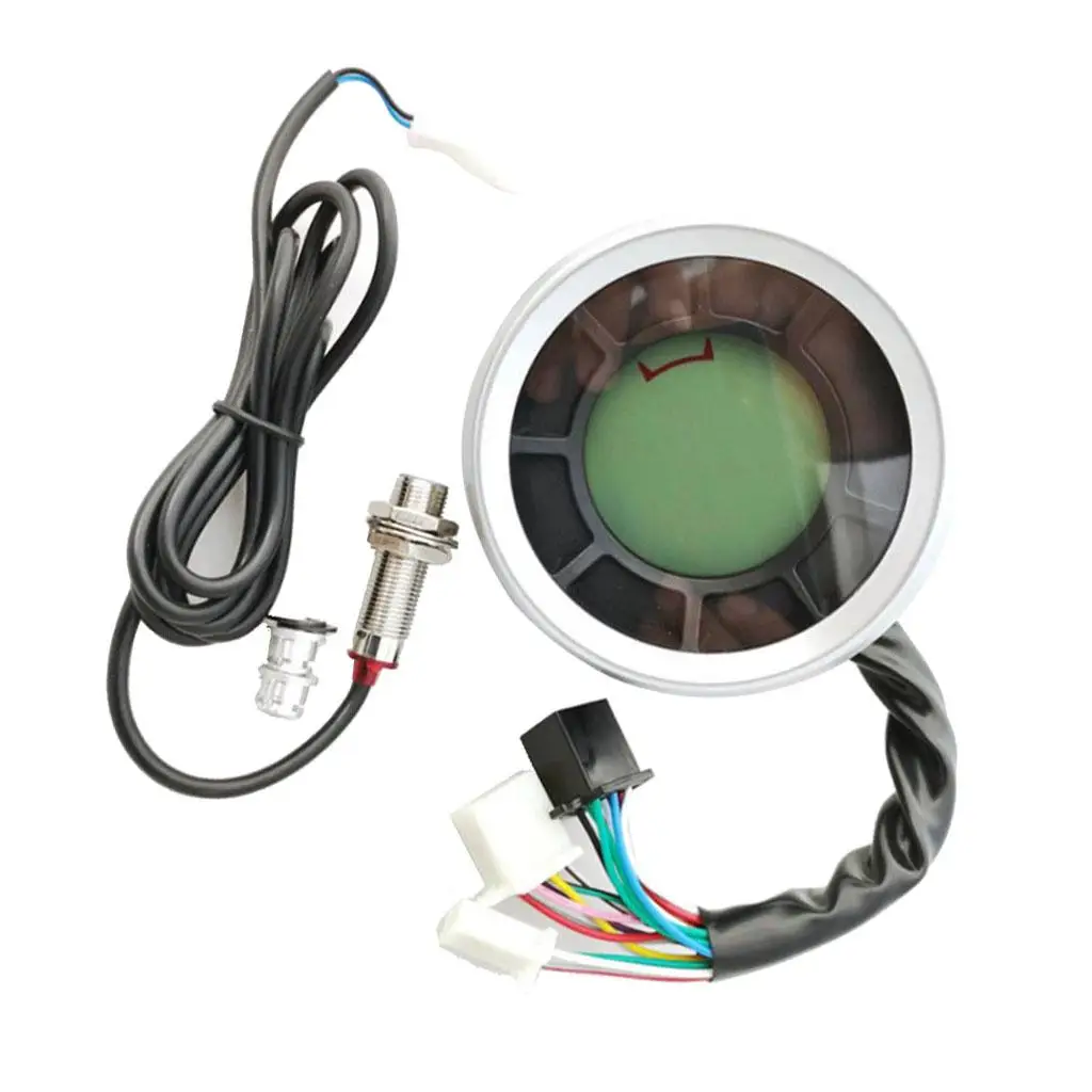 LED LCD Digital Speedometer Speedometer Motorcycles , Cylinders