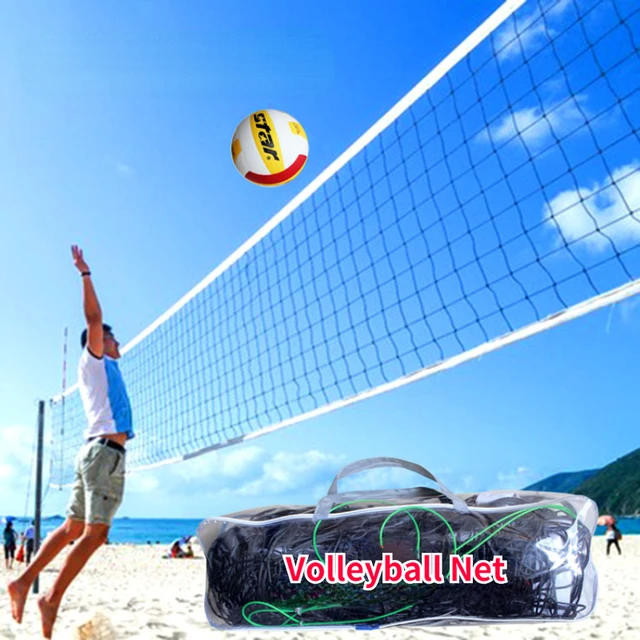 Badminton Net Outdoor Portable Volleyball Net Adjustable Foldable