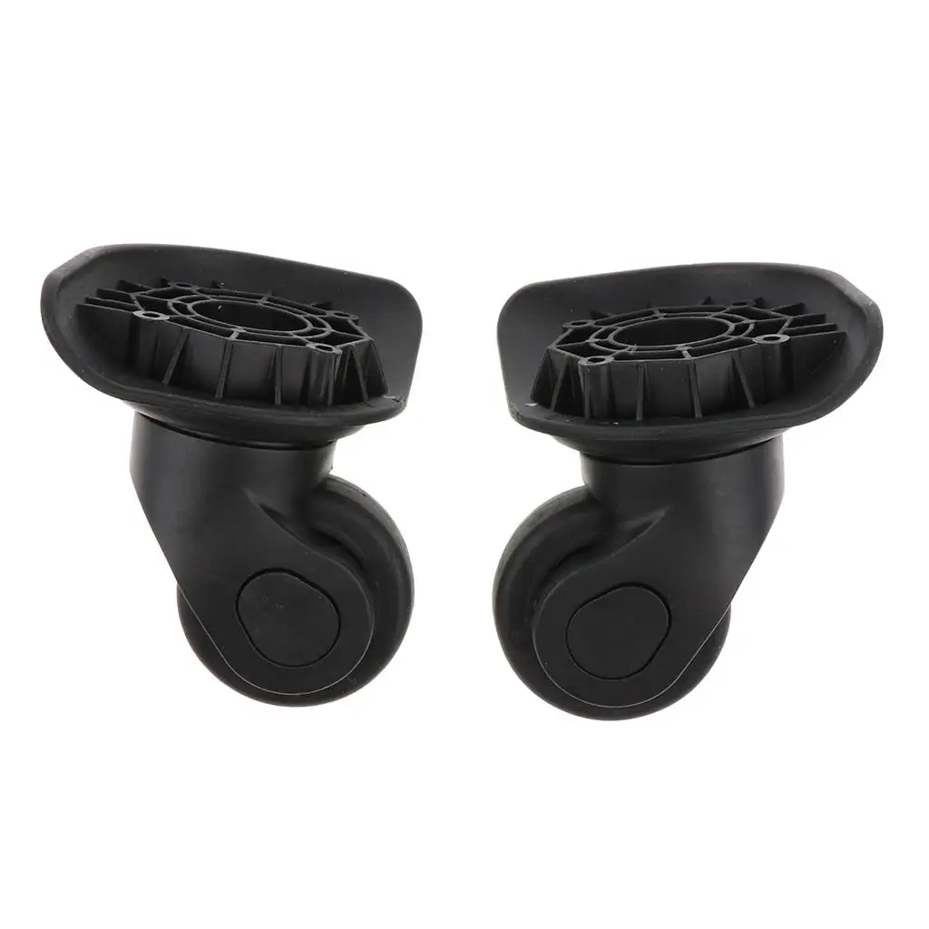 1 Pair Luggage Suitcase Wheels Replacement Suitcase Fixed Spare Casters - Easy Installation swivel wheels for luggage bags