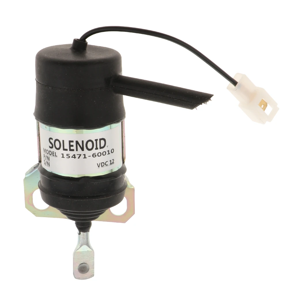 12V Fuel Shutdown Solenoid Cut Off Solenoid 15471-60010 for   B1250 B1750