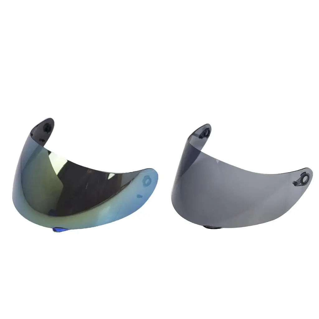 2 Pcs Motorcycle   Anti-Scratch Visor For Tawny