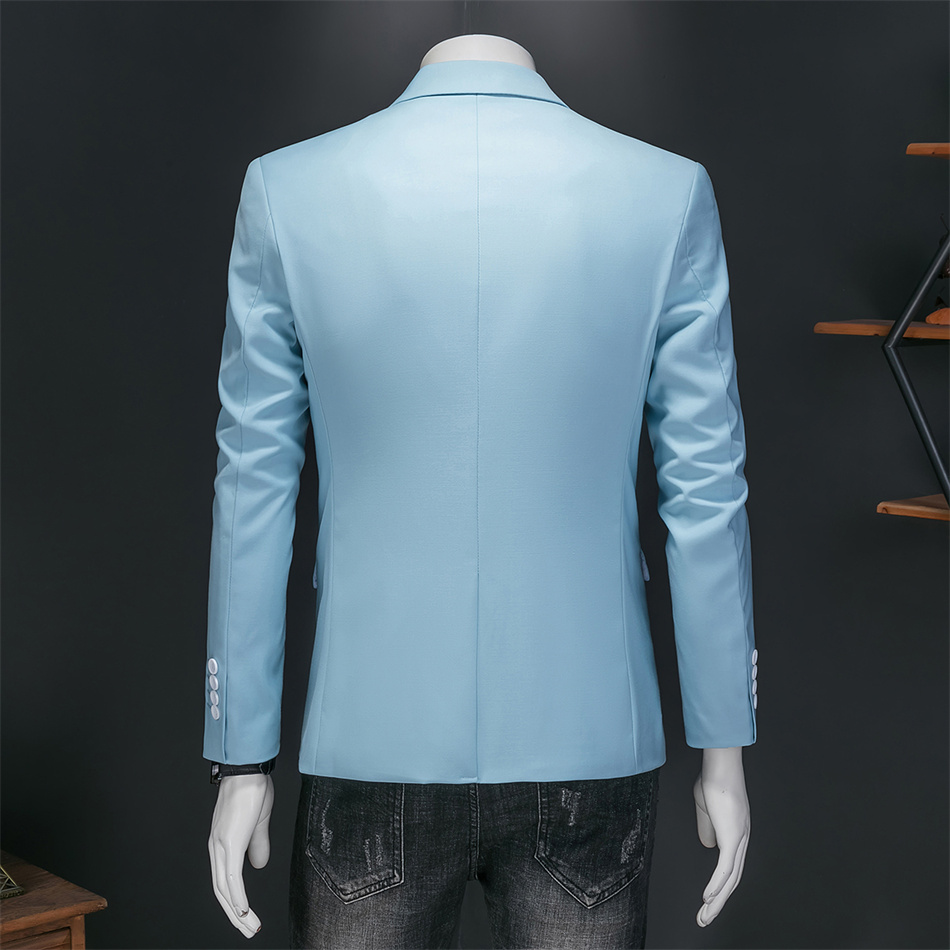 High Quality Business Slim Fit Single Buttons Suits Jacket Men Slim Fit Casual Fashion Wedding Groom Tuxedo Blazer Coats 6XL-M
