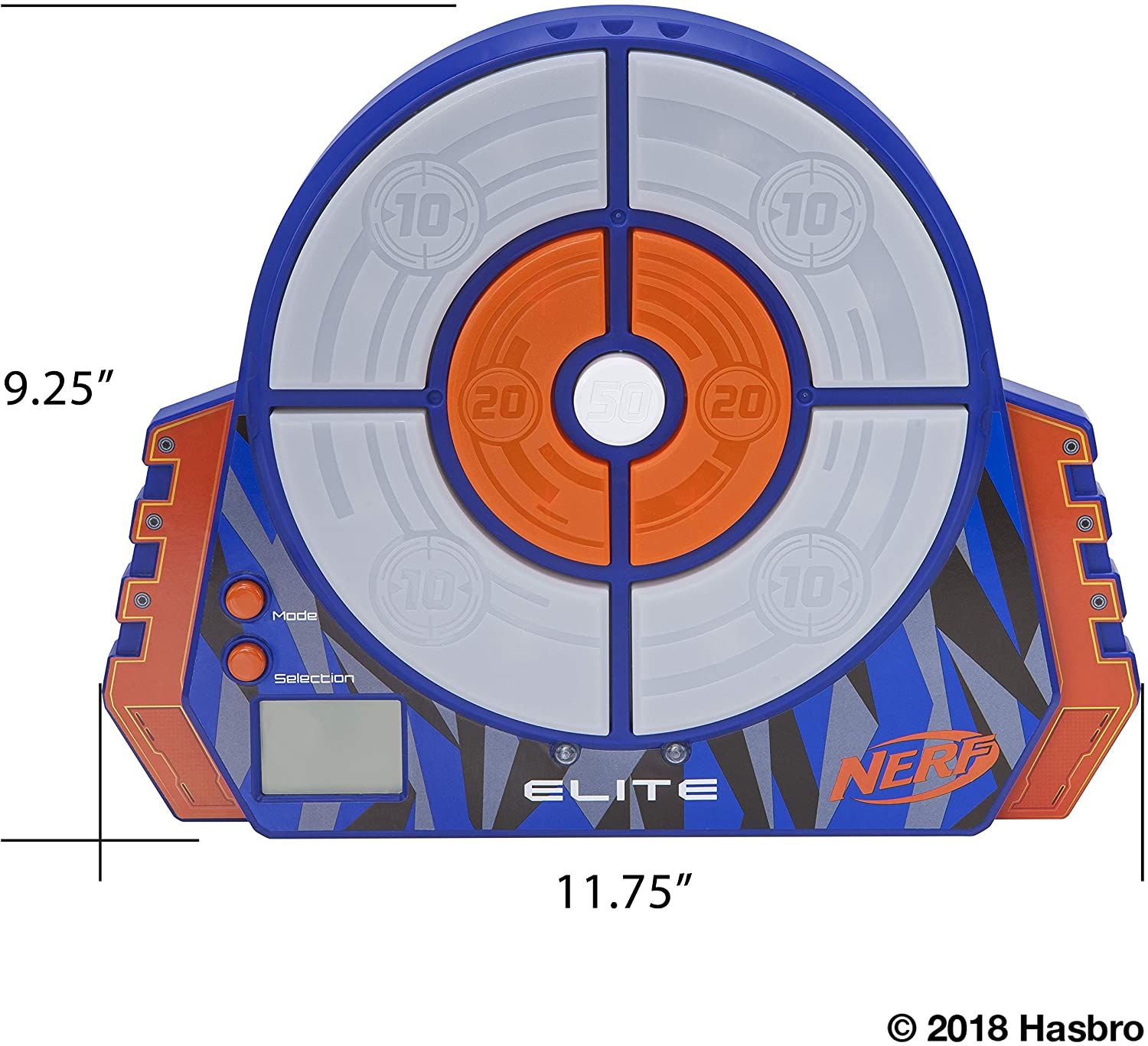 Аксессуары Hasbro NERF для пистолета, Элитная цифровая мишень, 9,25 дюйма,  ЖК-дисплей, световой знак, для мягкого пулевого пистолета, игрушки для  мальчиков и взрослых | AliExpress