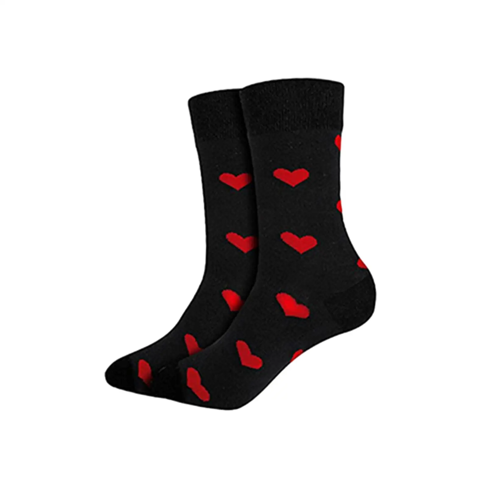 Mid Tube Socks Valentines Day Gifts Thick Funny Crew Socks Casual Valentine`s Day Socks for Party Outdoor Indoor Home Couples