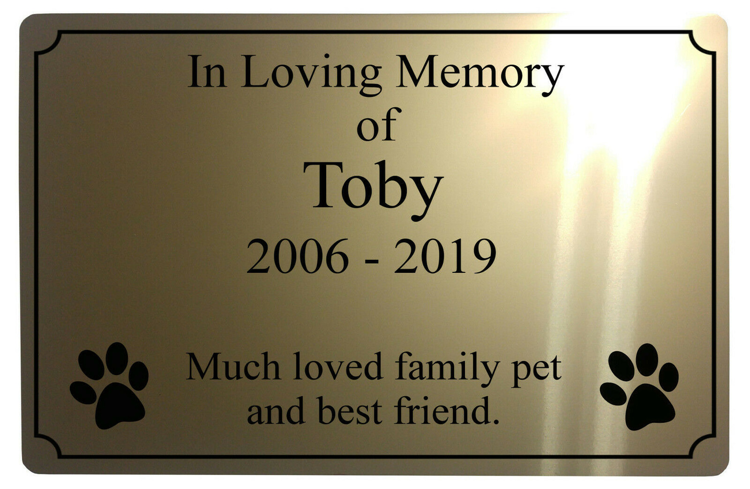 Title 2, Customized Personalised Memorial Pets Dog Cat P...