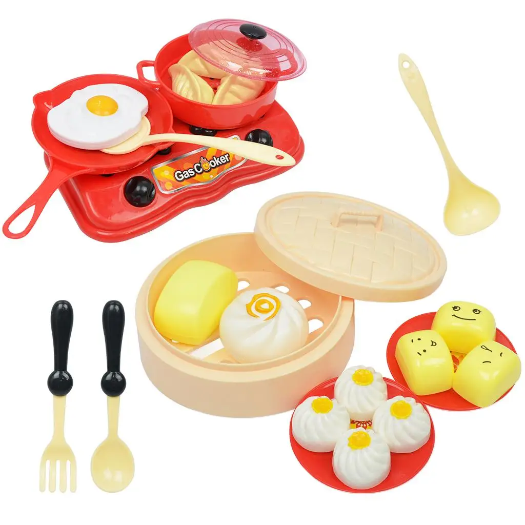 Breakfast Pretend food Set Educational Toys for Kids