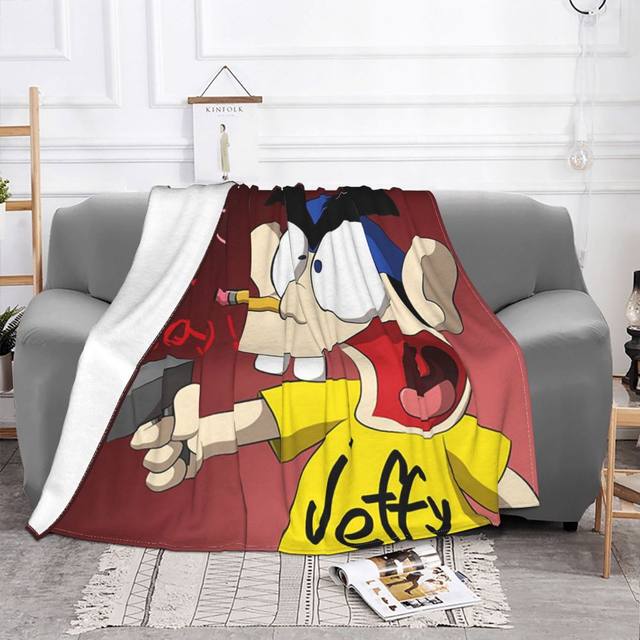 Jeffy the Puppet Fleece Blanket. New. Approx 60x50 - RESERVED cheapest FOR SSS ONLY